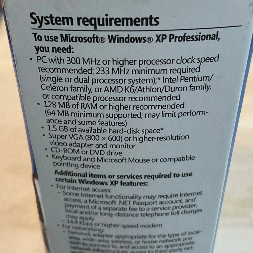 Microsoft windows xp